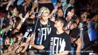 160730 GOT7 Fly in Hong Kong - when the full moon rises   ending