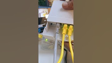 POE switch No power , IP camera AP, input from NVR, and 2 output to cameras. #surveillance #cctv