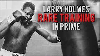 Larry Holmes RARE Training In Prime