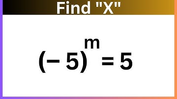 USA | can you solve | a nice Exponential equation | math Olympiad | (-5)^m=5
