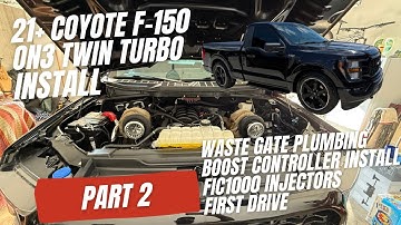 2021-2025 on3 twin turbo install part 2