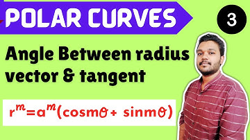 Polar Curves | Angle Between radius vector and tangent | Example 3 | Engineering maths | Mathspedia|