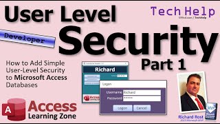 how to add simple user-level security to microsoft access databases