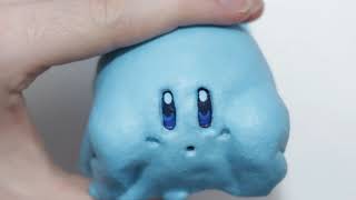 GLOWING Clay - ghost KIRBY - Halloween