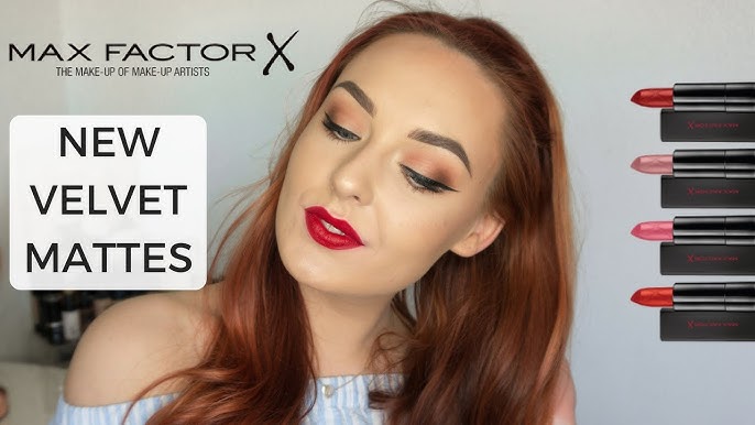 Testing NEW Max Factor Lipsticks YouTube & Collection GIVEAWAY Meg Entire Says | 