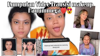 Kumpulan video lypsng/Transisi makeup ala Hanummega♥️😍, Wow keren abis😱