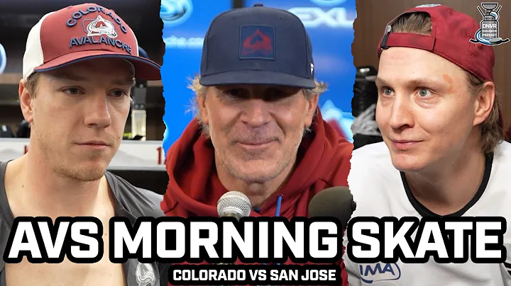 Jared Bednar & Avs Room on MacKinnon's GREATNESS & More Before Game vs Sharks