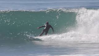 Devon Howard surfing a 6'10