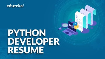 Python Developer Resume | Python Developer Skill Set, Jobs, Roles and Responsibilities | Edureka