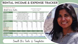 Rental Income Expense Tracker - Landlords, Property managers - Multiple properties