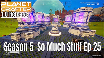 Planet Crafter 1.0 Season 5 More Power, Frogs, Extractors, New Lab Building
