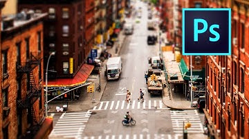 Tilt Shift / Miniature Effect in Photoshop with Lens Blur | Photoshop Tutorial for Beginner