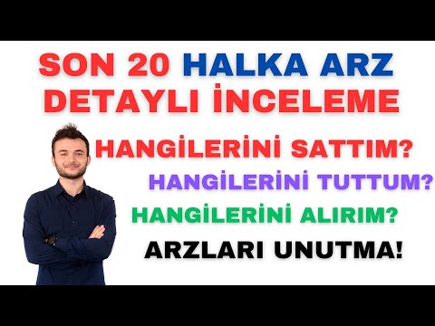 SON 20 HALKA ARZ DEĞERLENDİRME! AL UNUT YAPMA!