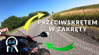 Jak nie wchodzić w zakręty na motocyklu - przeciwskręt, nawyk, praktyka