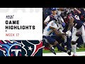 Titans vs. Texans Week 17 Highlights | NFL 2019