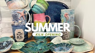 Kiln Opening! Colorful glaze combinations from Mayco, Amaco, coyote and clayscapes.