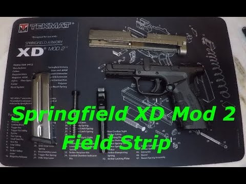 Field Strip of Springfield Armory XD Mod 2 - YouTube