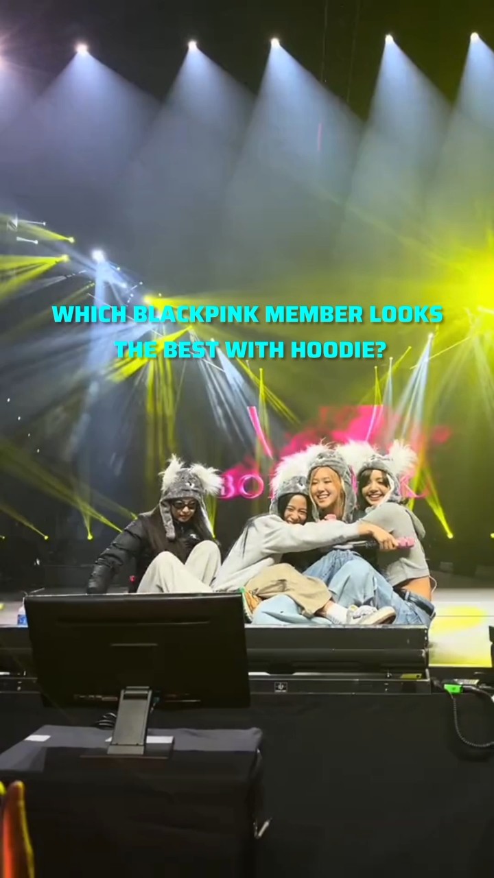 Which BLACKPINK member looks the best with hoodie? #jennie #jisoo #lisa #rosé #blackpink #shorts