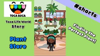 Toca Life World Stories | Shopping at the Largest Plant Store - #shorts #tocalife #tocaboca