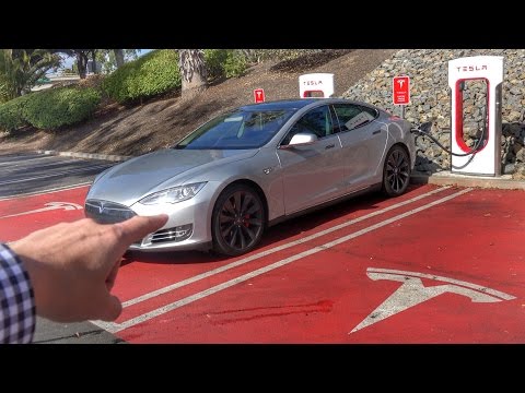 Video: Tesla Road Trip Batterie Reichweitenplanung