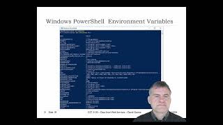 CST 3130 – Week 17 | Lecture 18: Data from Web Services - David Gamez