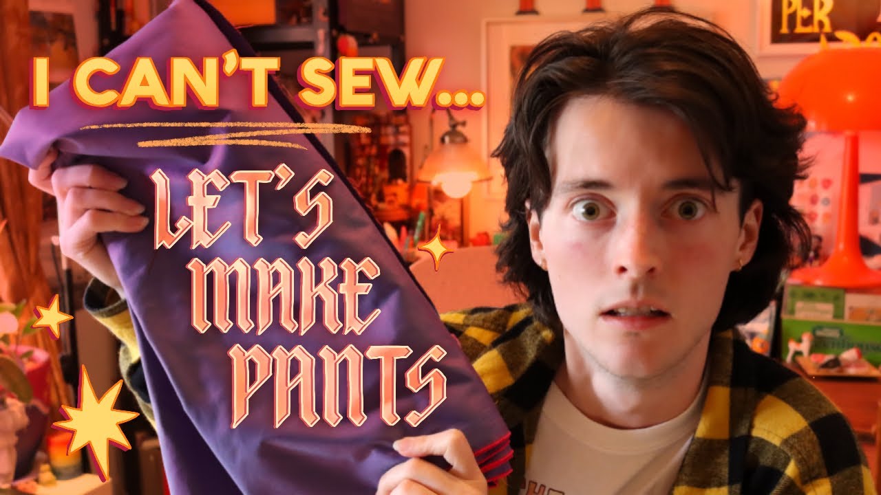 Overcoming my fear of Sewing...🧵 Let's make Funky Pants! 🩳