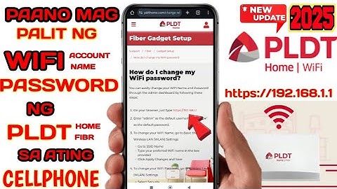 PAANO MAG PALIT NG PASSWORD NG PLDT WIFI SA CELLPHONE 2025 | HOW TO CHANGE PLDT WIFI NAME ON MOBILE