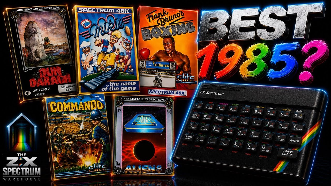 Top 20 Best ZX Spectrum Games of 1985 | Sinclair ZX Spectrum