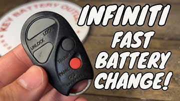 INFINITI / SENTRA / MAXIMAAnd More Remote Key Battery Change - Key Fob Battery DIY UNDER 60 SECONDS