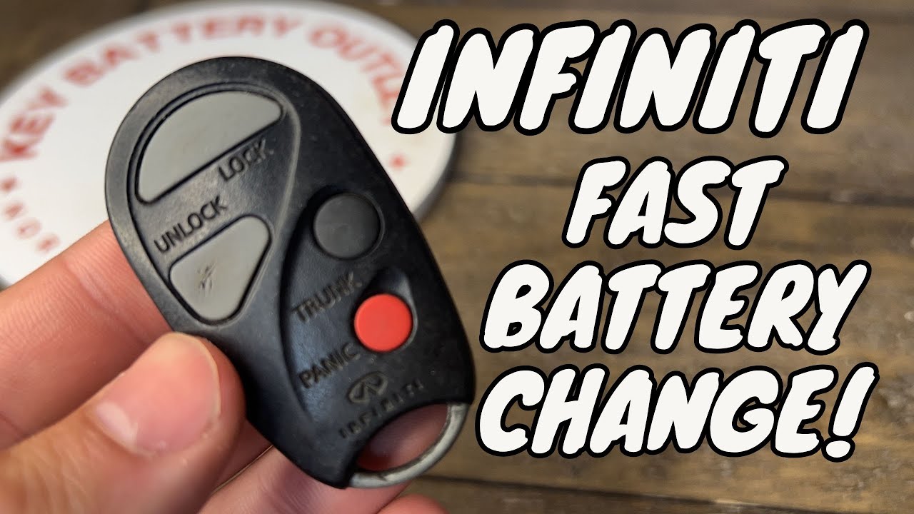 INFINITI / SENTRA / MAXIMAAnd More Remote Key Battery Change Key Fob