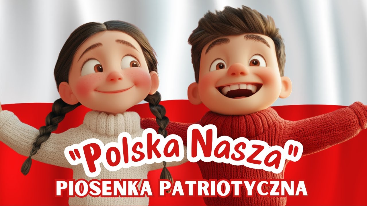 Piosenki Patriotyczne Dla Dzieci Teksty "Polska NASZA!" 🤍💖 Patriotyczna piosenka dla dzieci o Narodowym Dniu