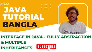 Java Bangla Tutorials 46 | Interface in Java | Multiple Inheritance Using Interface | Java Interface