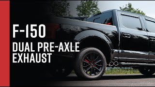 20152020 FORD F150 5.0L, 3.5L and 2.7L // MBRP 3” CatBack, Dual PreAxle Exit Exhaust Overview