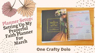Setting Up My Prayerful Planner For March