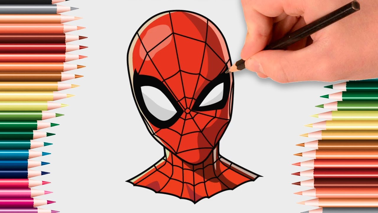 COMO DIBUJAR A SPIDERMAN ( HOMBRE ARAÑA SIN CAMINO A CASA ) paso a paso -  how to draw - thptnganamst.edu.vn