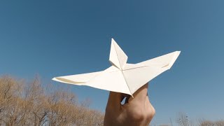 Fengshen pterosaur paper airplane, can fly in the wind【123 Paper Airplane】