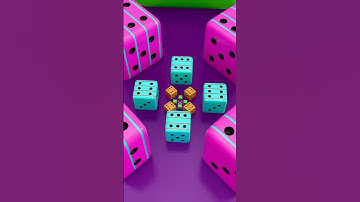 🎲 Infinite Dice Loop ✨ | Satisfying Colorful Animation
