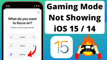 How to Fix Gaming Mode Not Showing On iPhone or iPad iOS 15 or iOS 14 Gaming Mode Not Showing iOS 15