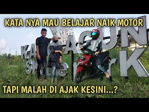 NGAJARIN PACAR NAIK MOTOR