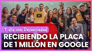 🎉¡RECIBIENDO LA PLACA DE 1 MILLÓN EN GOOGLE! 🥳 by Desansiedad 4,520 views 5 months ago 6 minutes, 6 seconds