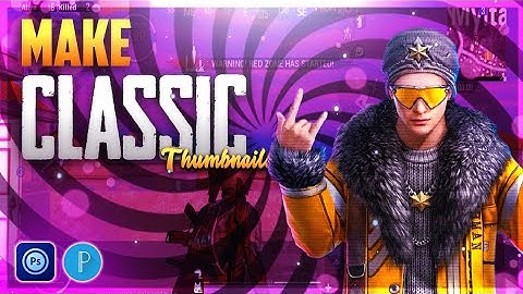 Creat Classic Thumbnails In Android | Pubg Mobile Thumbnail Full Tutorial