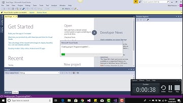 How to create C Program using Visual Studio 2017