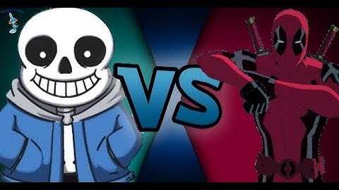 Sans vs Deadpool (Undertale vs Marvel Comics) | Character Clash