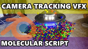 Camera Tracking With Molecular Script Particles - Blender 2.8