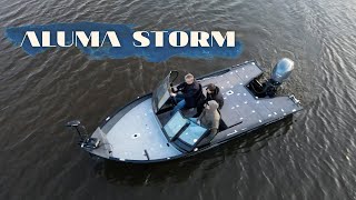 Как мы подготовили лодку для рыбалки | Тюнинг ALUMA STORM 517!