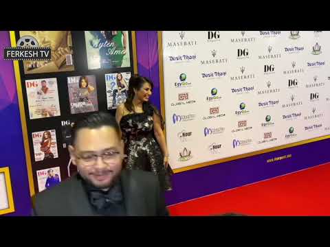 اطلالة مثيرة للفنانة امل رزق فى حفل الديرجيست ٢٠١٩