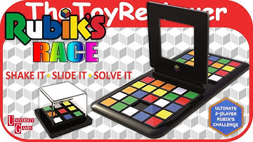 Rubik’s Race Board Game Cube Puzzle by University Games Unboxing Toy Review by TheToyReviewer