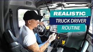 Realistic Truck Driver Routine
