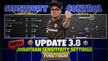 3.8 Update Jonathan Sensitivity | Jonathan New Sensitivity |Jonathan Gaming Sensitivity Setting 2025