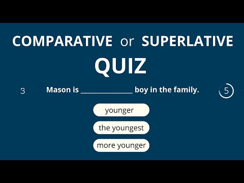 Comparative or Superlative